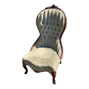 Mid 20th Century Victorian Mahogany Parlor Chair