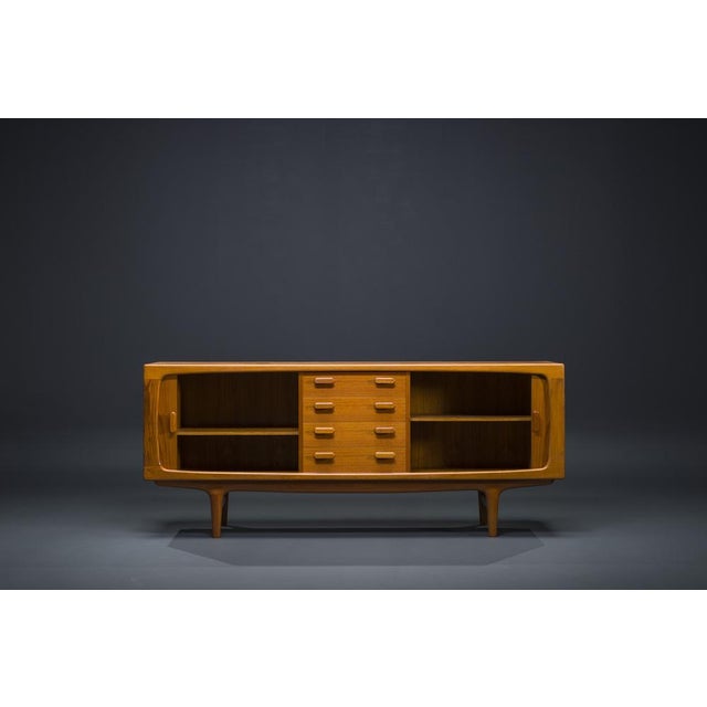 Teak Sideboard by Johannes Andersen for CFC Silkeborg, 1960s, in Restored conditions. Designed 1960 to 1969 This piece has...