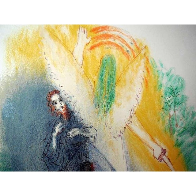 1970s Reuven Rubin, Bible Lithograph, Angel, 1972 For Sale - Image 5 of 5
