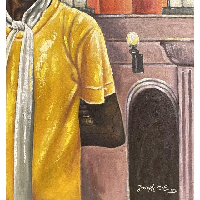 Figurative Junction of Hope, Acrylic Painting by Joseph Christian Maxwell For Sale - Image 3 of 4