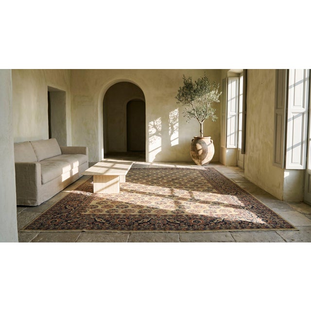 19th Century Persian Malayer Carpet ( 10'2" x 16'3" - 310 x 495 ) For Sale In New York - Image 6 of 7