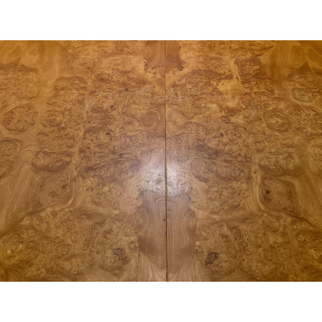 Swedish Modern Dining Table in Burl Wood and Beech attributed to Axel Einar Hjorth for Nordiska Kompaniet, 1938 For Sale - Image 3 of 14