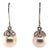 Akoya Pearl Earrings 14 Kt Yellow Gold Certified For Sale