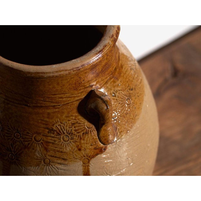 Antique Chinese Glazed Stoneware Vase, China, 1900 For Sale - Image 4 of 7