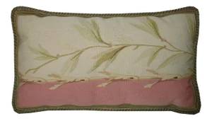 Circa 1860 Antique French Aubusson Tapestry Pillow