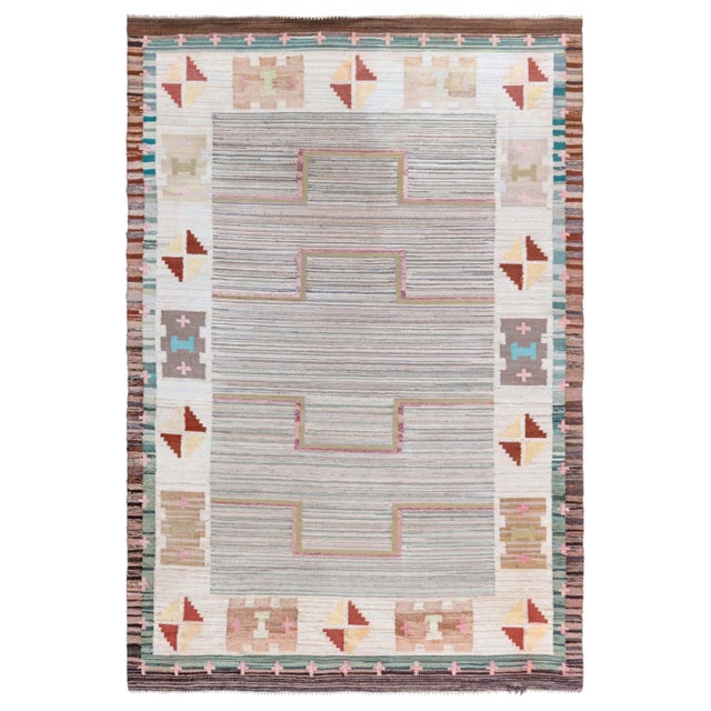 Doris Leslie Blau Vintage Swedish Rug For Sale