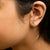 Haus of Brilliance 10K White Gold 1/10 Cttw Diamond 'O' Initial Stud Earring For Sale - Image 4 of 5