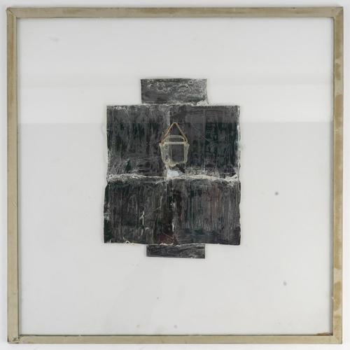 Composition, Painting and Collage, 20th Century, Framed For Sale - Image 8 of 9