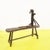 Wood and Metal Workbench with Lever and Spout For Sale - Image 9 of 9