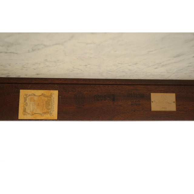 Stickley Colonial Williamsburg Marble Top Governors Palace Sideboard For Sale - Image 12 of 12