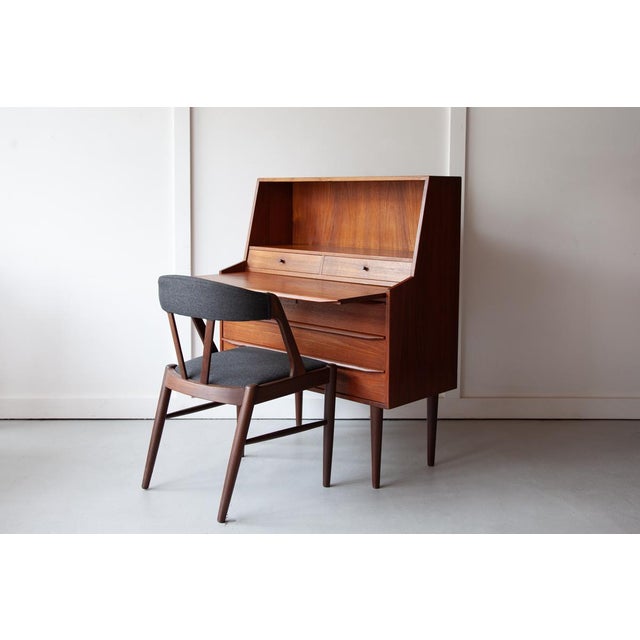 Mid-Century Modern Danish Bureau in Teak, 1960s For Sale - Image 3 of 6