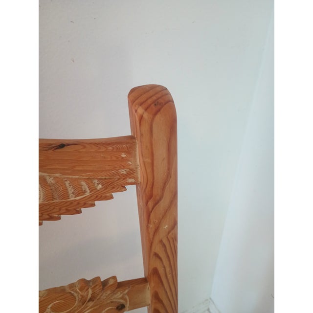 1970s French Country Pine and Rush Dining Chairs For Sale - Image 17 of 17