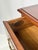 White Furniture Vintage White Furniture Co. Chippendale Style Inlaid Mahogany 4-Drawer Nightstand / Bachelor Chest For Sale - Image 4 of 17
