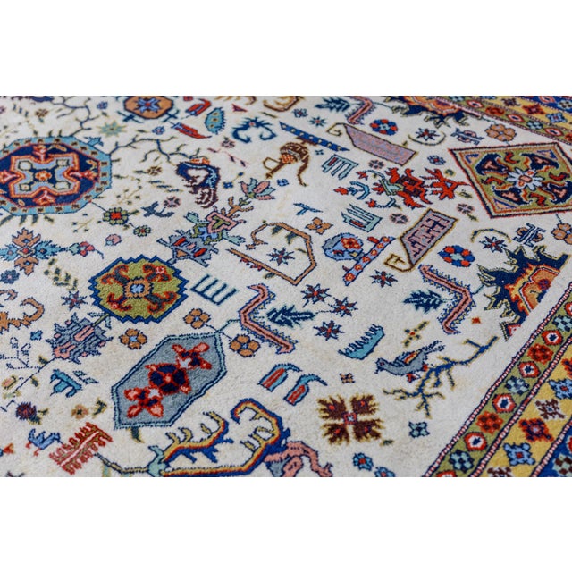 Middle Eastern Hand-Knotted Tabriz Medallion Knot Rug For Sale - Image 9 of 15