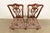 1980s Henredon Georgian Carved Mahogany Side Chairs or Dining Chairs, Pair For Sale - Image 5 of 15