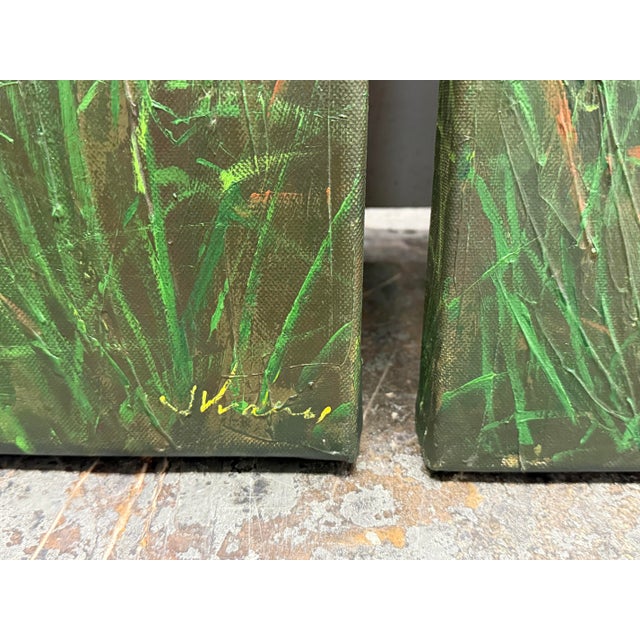 Jennifer Vranes “Heart of Chianti” Three Panel Landscape Original Painting For Sale - Image 9 of 12