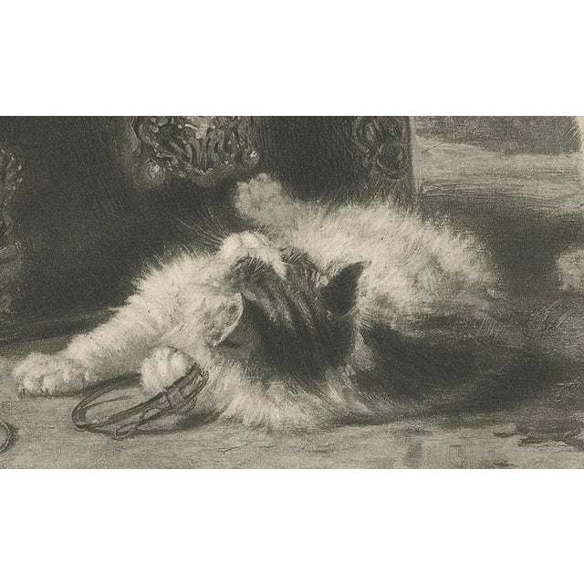 Henriette Ronner, The Curious Explorers: Cats and Kittens, 1894, Print For Sale - Image 4 of 9