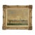 Paint Early 20th Century Impressionist Style Landscape of Town and Church Oil Painting, Framed For Sale - Image 7 of 7