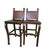 1980s Lorts Brand Leather Bar Stools - Set of 4 For Sale - Image 4 of 6