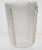 Very large Pulegoso glass vase with four vertical Morise applications with incorporated 24K gold leaf. The Puligoso finish...