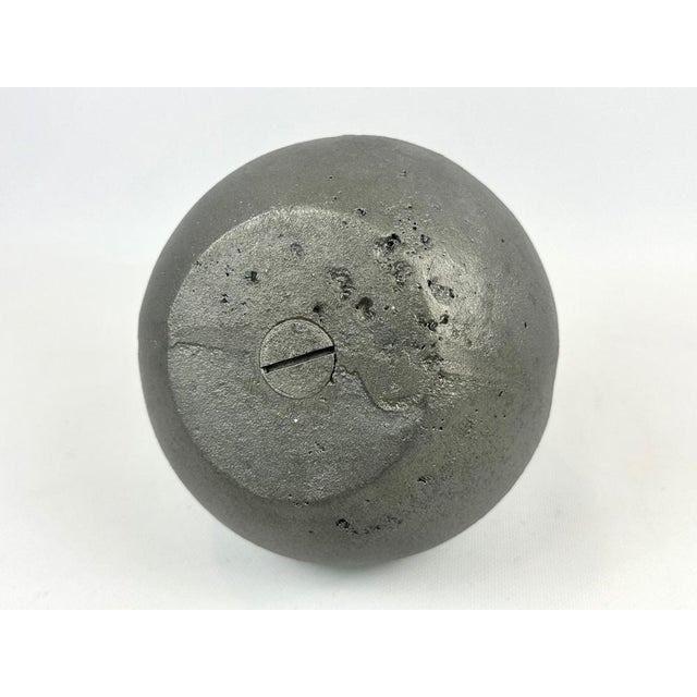 Antique German Cast Iron Kettlebell, 1930s, in Restored conditions. Designed 1920 to 1949