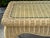 Vintage Sculptural Rattan Console Table With Glass Top For Sale - Image 12 of 13