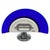 Postmodern Italian Cobalt Blue Murano Glass & Chrome Wall Sconce, 1980s 1 of 7 For Sale - Image 11 of 17