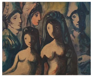 Sylvain Vigny, Personnages, Oil on Canvas
