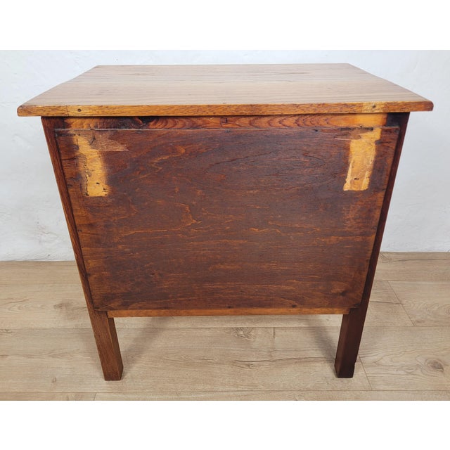 Vintage Chest of Drawers with Oak Country Ring Handles, 1980 For Sale - Image 10 of 14