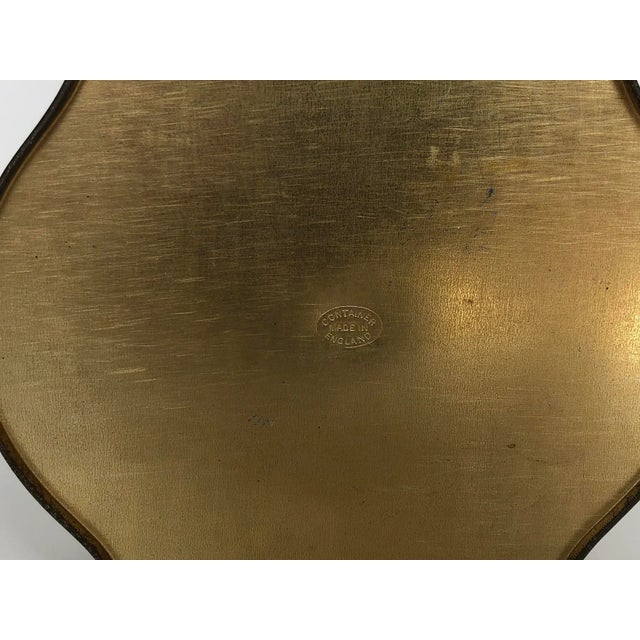 Vintage Floral Biscuit Tin Box With a Hinged Lid For Sale - Image 12 of 13