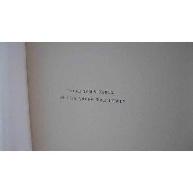 1930s Uncle Tom’s Cabin or Life Among the Lowly by Harriet Beecher Stowe Signed, Numbered Book For Sale - Image 10 of 12