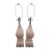 Vintage Coastal Pale Blush Pink Lucite Base Urn Style Table Lamps - a Pair For Sale
