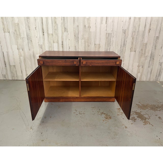 Brown Danish Modern Rosewood Credenza For Sale - Image 8 of 12