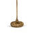 Regina Andrew Clove Stem Floor Lamp in Antique Gold Leaf For Sale - Image 4 of 5