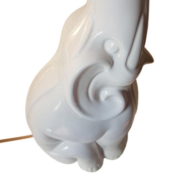 Elephant Table Lamp from Massive, 1980s For Sale - Image 4 of 6