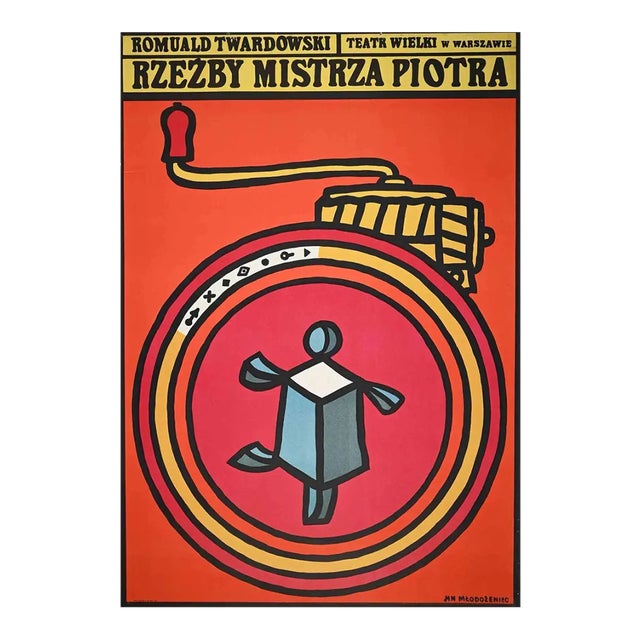 Theatre Wielki w Warszawie, Vintage Poster, 1970s For Sale