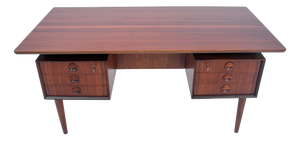 Vintage Danish Teak Desk, 1960s