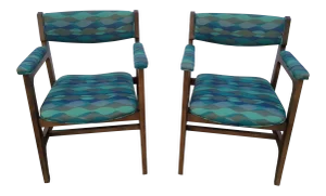 1960s Mid-Century Chairs - a Pair
