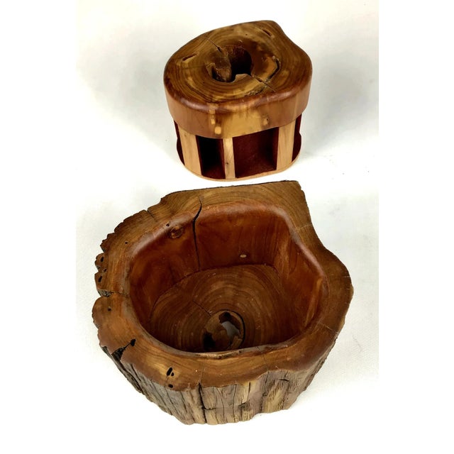 Artisanal Wood Jewelry Box For Sale In Portland, ME - Image 6 of 13