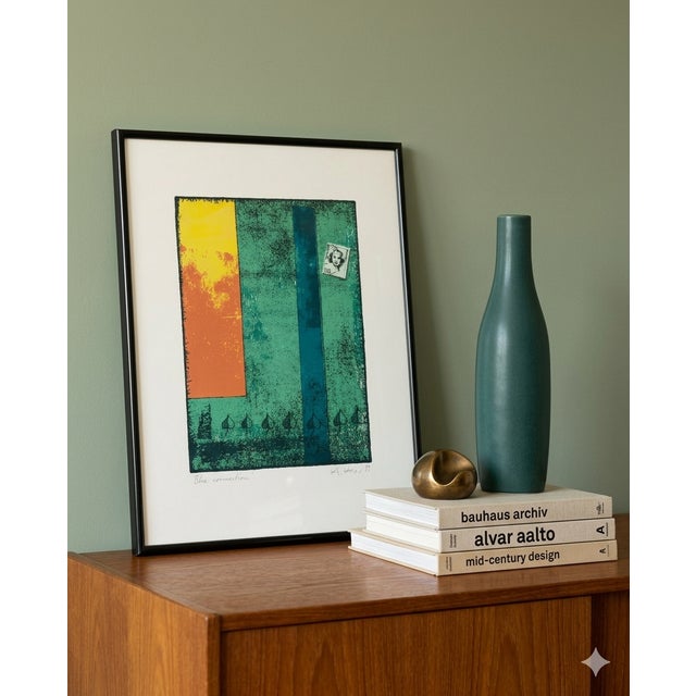 An exquisite, early contemporary print from 1999 by the world-renowned, Oscar-nominated actor and artist Armin Mueller-...