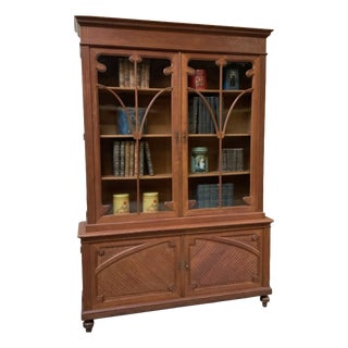 Antique Art Nouveau Display Cabinet, 1890 For Sale