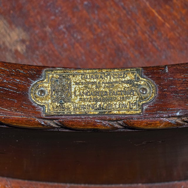 Antique Side Table, English, Occasional, Lamp, Wine, Waring & Gillow, Edwardian For Sale - Image 10 of 12