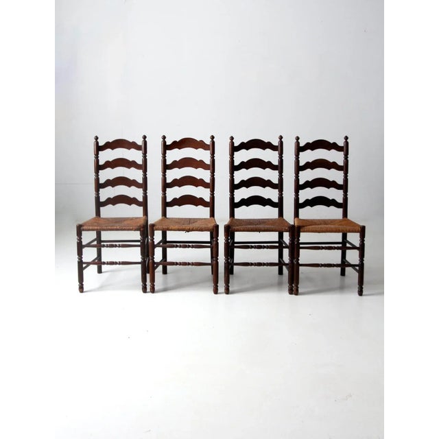 Early 20th Century Antique Tell City Chair Company Dining Chairs - Set of 8 For Sale - Image 5 of 13