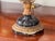 Vintage Italian Ebonized and Gilt Lyre Form Lamp For Sale - Image 6 of 12