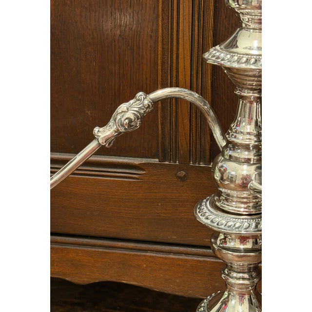 Pair of George III Old Sheffield Plate Three-Light Candelabra, Early 19th Century For Sale In Dallas - Image 6 of 18