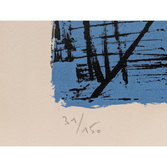 Bernard Buffet, Saint-Tropez, The Yachts, 1984, Lithograph For Sale - Image 4 of 6