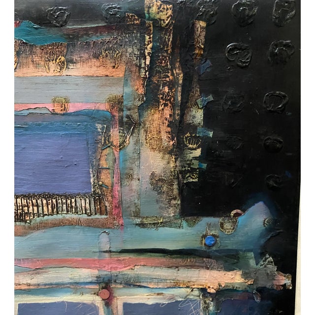 Paper 1984 Leslie Karpinski Body Painting and Collage For Sale - Image 7 of 12