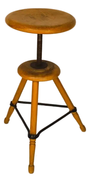 VIntage Adjustable Stool