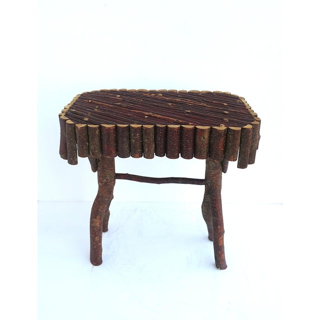 Rustic Side or End Table For Sale - Image 9 of 12