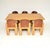 Vintage Italian Dining Table and Chairs from Silvio Coppola, 1970, Set of 7 For Sale - Image 4 of 17